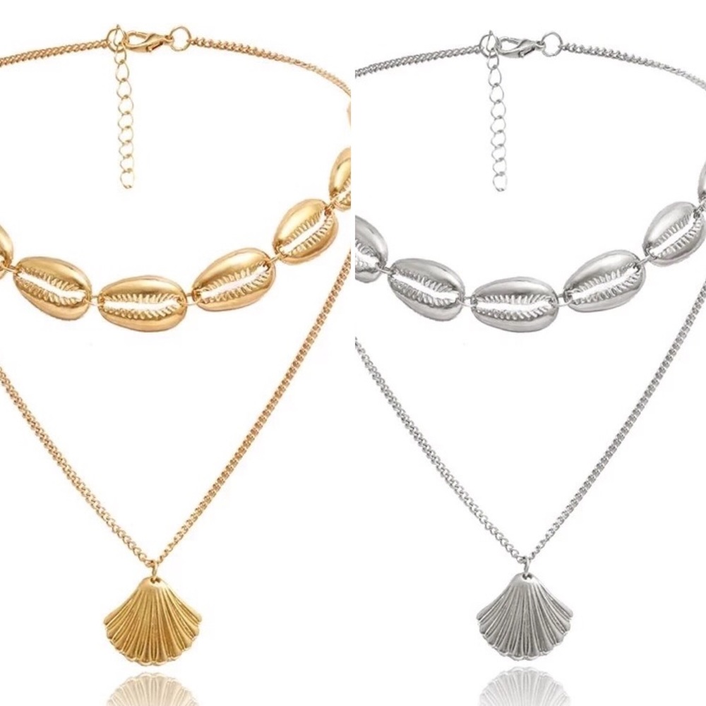 Bohemian Puka Shell Choker Necklace🌸 - Picture 4 of 7